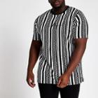 River Island Mens Big And Tall Maison Slim Fit T-shirt