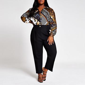 River Island Womens Plus Peg Leg Trousers