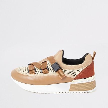 River Island Womens Strappy Runner Trainers