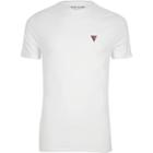 River Island Mens White Logo Muscle Fit T-shirt