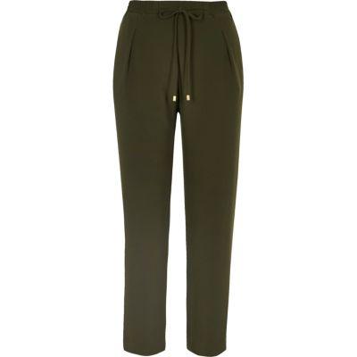River Island Womens Cord Tie Soft Pants