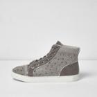 River Island Womens Diamant Panel Hi Tops