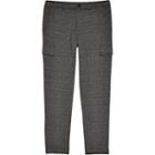 River Island Mens Check Skinny Cargo Trousers