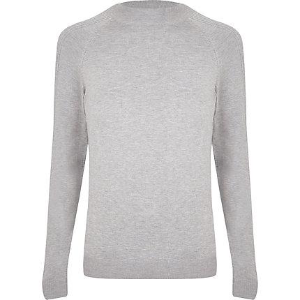 River Island Mens Big And Tall Turtle Neck Slim Fit Jumper