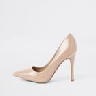River Island Womens Patent Stiletto Heel Court Shoes