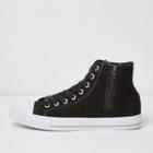 River Island Mens Washed Canvas Hi Top Sneakers