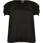 River Island Womens Plus Diamante Bow Top