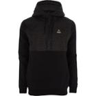 River Island Mens Geo Print Block Hybrid Hoodie