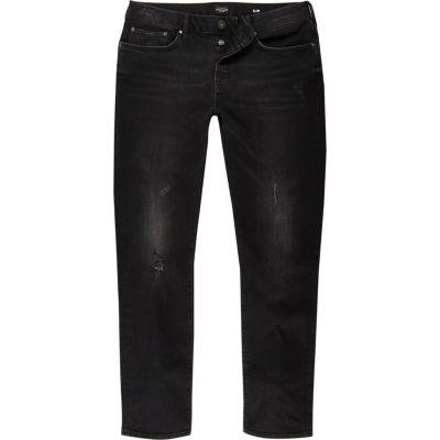 River Island Mens Tumbled Dylan Slim Fit Jeans