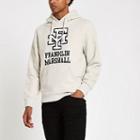 River Island Mens Franklin And Marshall Logo Print Hoodie