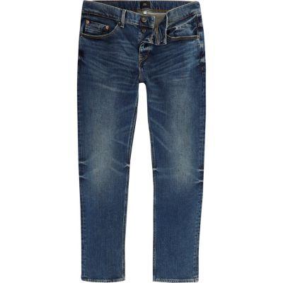 River Island Mens Fade Dean Straight Leg Jeans