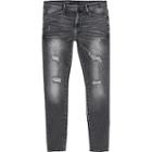 River Island Mens Ripped Ollie Spray On Jeans