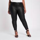 River Island Womens Plus Molly Coated Skinny Jeans