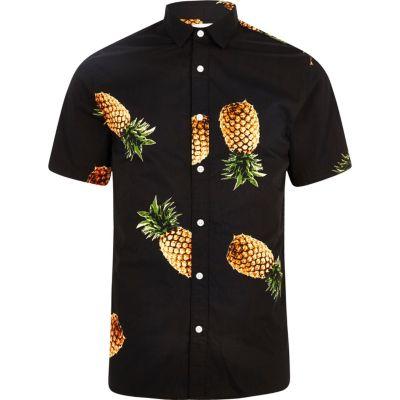 River Island Mens Only And Sons Pineapple Print Shirt