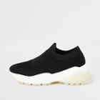 River Island Womens Knitted Chunky Sole Runner Trainers