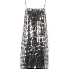 River Island Womens Silver Sequin Strappy Slip Dress