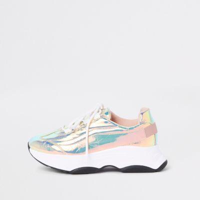 River Island Womens Chunky Lace-up Trainers