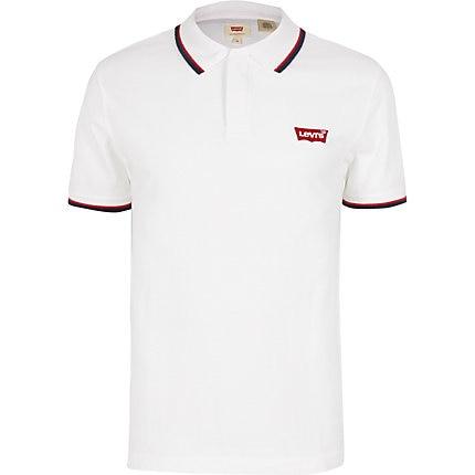 Mens Levi's White Polo Shirt