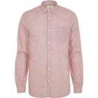 River Island Mens Stripe Slim Fit Long Sleeve Shirt