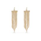 River Island Womens Gold Tone Skinny Dangle Earrings