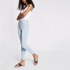 River Island Womens Harper Super Skinny Rip Hem Jeans