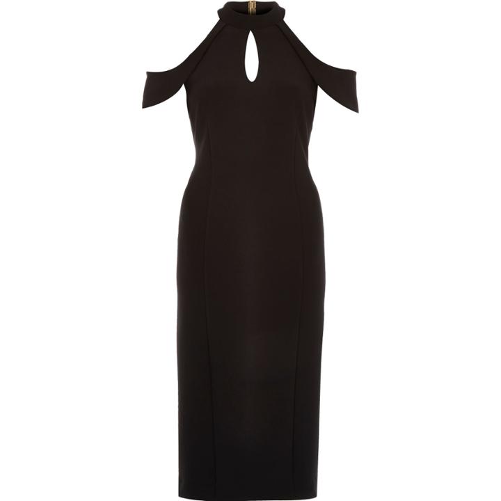 River Island Womens Cold Shoulder Bodycon Dress