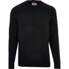 River Island Mens Superdry Edit Cable Knit Jumper