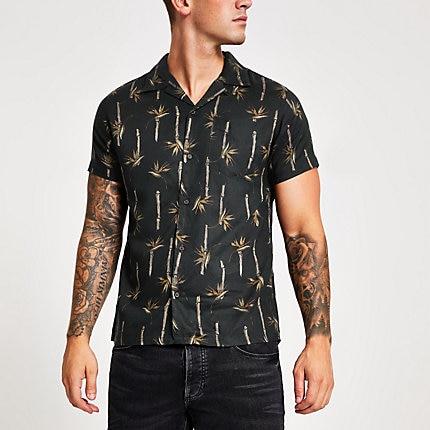 Mens Jack And Jones Print Regular Fit Shirt