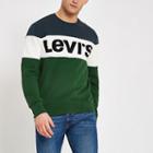River Island Mens Levi Color Block Sweatshirt