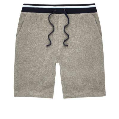River Island Mens Contrast Stripe Towel Shorts