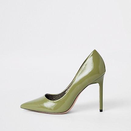 River Island Womens Pointed Skinny Heel Pumps