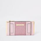 River Island Womens Diamante Embellished Metal Corner Purse