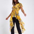 River Island Womens Floral Tie Front Kimono