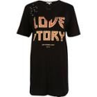 River Island Womens Ring Choker Oversized Band T-shirt
