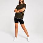 River Island Womens Ri Tape Trim Mesh T-shirt