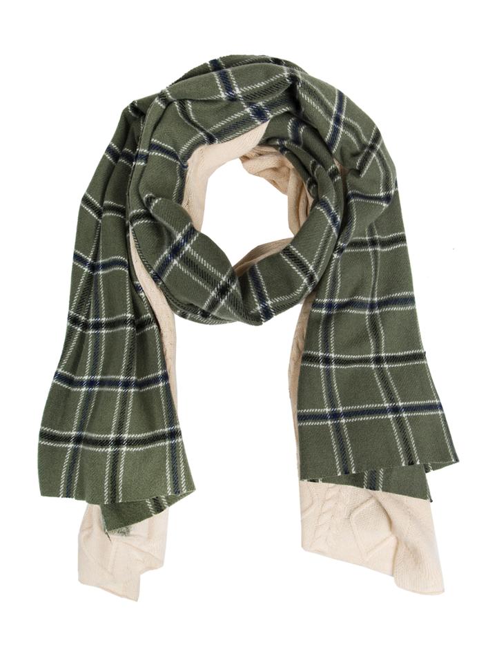 Standard Form - Cashmere And Wool Grid Scarf