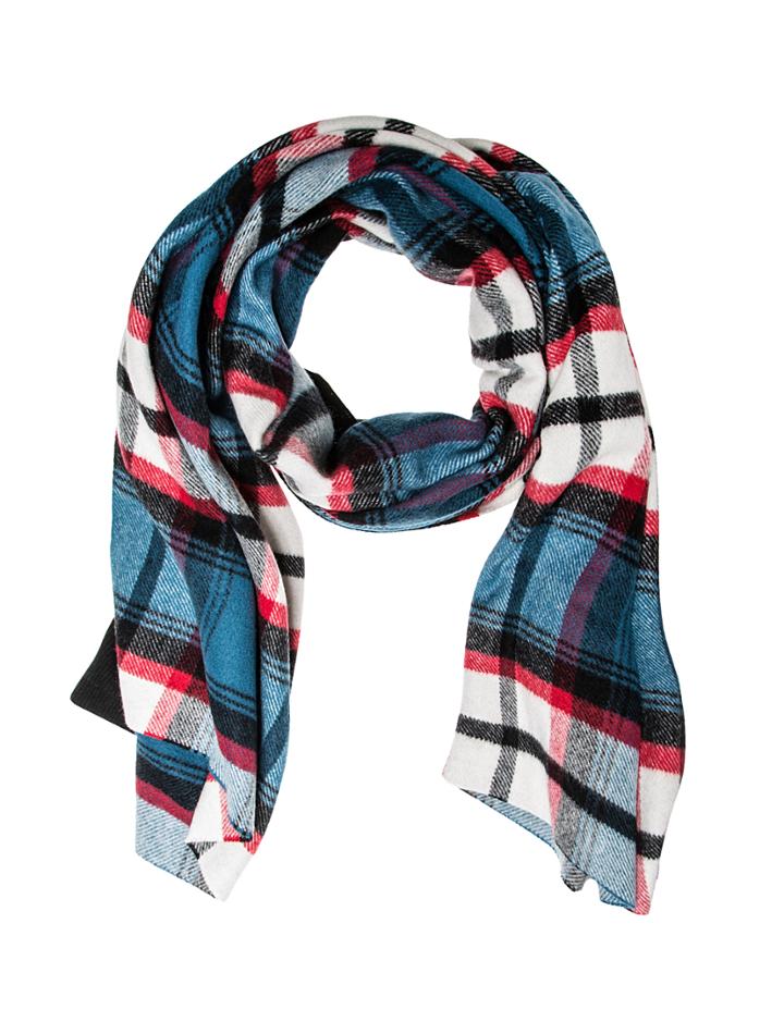 Standard Form - Exclusive Cashmere Wool Knit Tartan Scarf