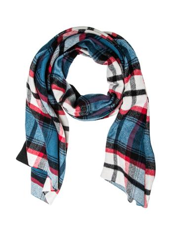 Standard Form - Exclusive Cashmere Wool Knit Tartan Scarf