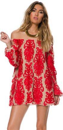 For Love & Lemons Precioso Embroidered Lace Dress