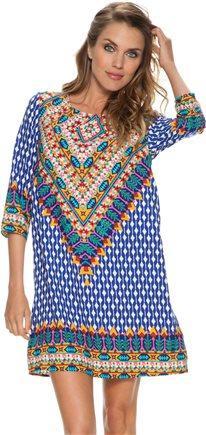 Swell Night Hawk Printed Ss Dress