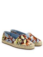Burberry Hodgeson Floral Espadrille Flats