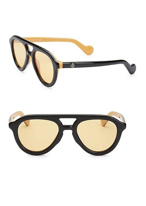 Moncler 52mm Plastic Sunglasses