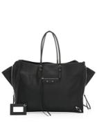 Balenciaga Papier Zip-around A4 Leather Handbag