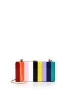 Milly Constructed Rainbow Clutch