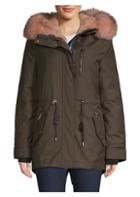 Mackage Fur Trimmed Hooded Down Coat
