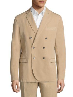 Saks Fifth Avenue X Traiano Solid Double-breasted Jacket