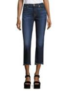 7 For All Mankind Step Hem Cropped Bootcut Jeans