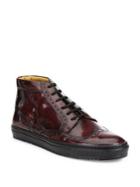 Saks Fifth Avenue Collection Wingtip Leather High-top Sneakers