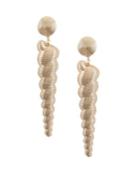 Rebecca De Ravenel Large Twisty Drop Earrings