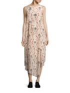Creatures Of The Wind Drew Floral Silk Dress